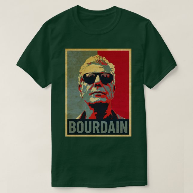 T-shirt Anthony Bourdain Hope Coussin (Design devant)