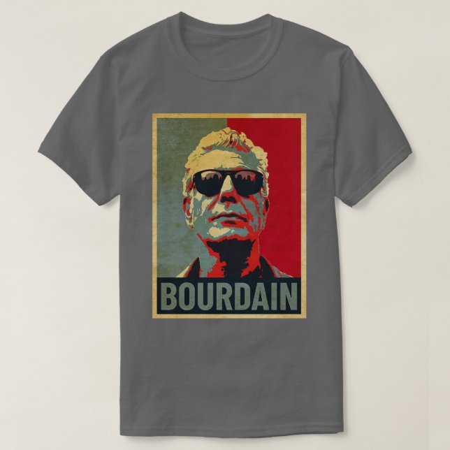 T-shirt Anthony Bourdain Hope Kids Long Sleeve (Design devant)