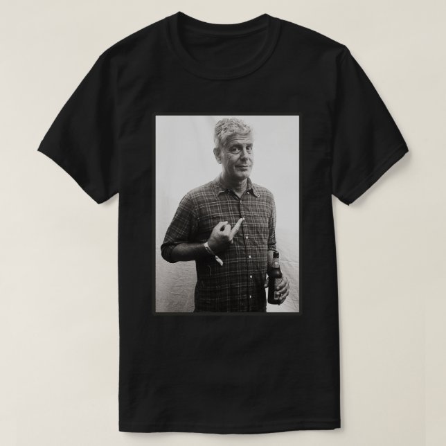 T-shirt anthony bourdain Tapestry (Design devant)