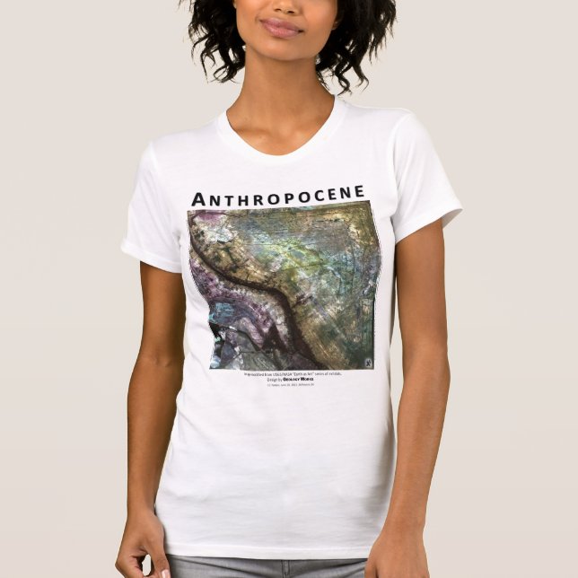 T-shirt Anthropocene I_A - Zone de transit militaire (Devant)