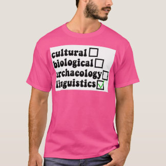 T-shirt Anthropologie linguistique