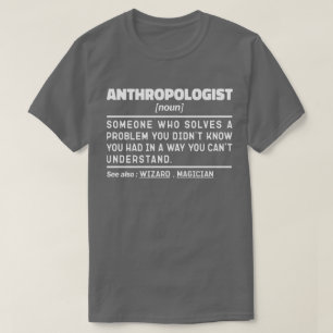 T-shirt Anthropologue Noun Définition Anthropologie Lover