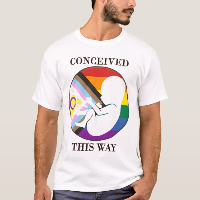 T-shirt Anti-avortement LGBTQIA+ (Devant)