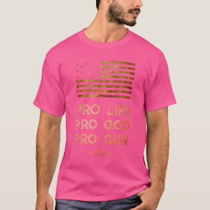 T-shirt Anti-avortement Pro God Pro Gun - Droit D'Ours Arm