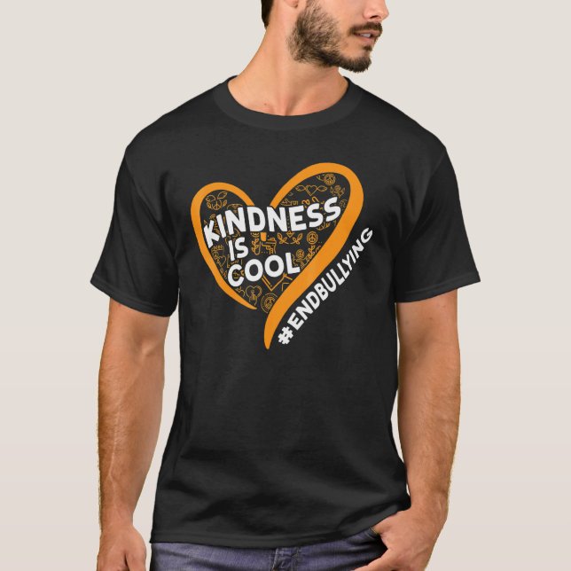 T-shirt Anti Bullying Unity Day Month Kindness Is Cool End (Devant)