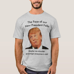 T-shirt Anti chemise d'atout, le visage du nouveau
