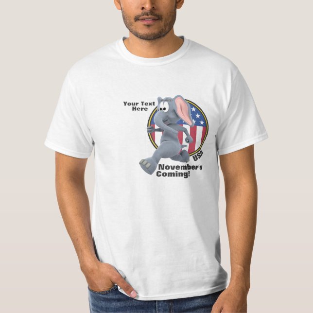 T-shirt Anti chemise républicaine de rayures d'étoiles des (Devant)