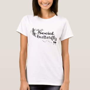 T-shirt Anti chemise sociale de papillon