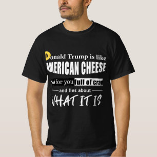 T-shirt Anti Donald Trump, c'est comme les Américaines au