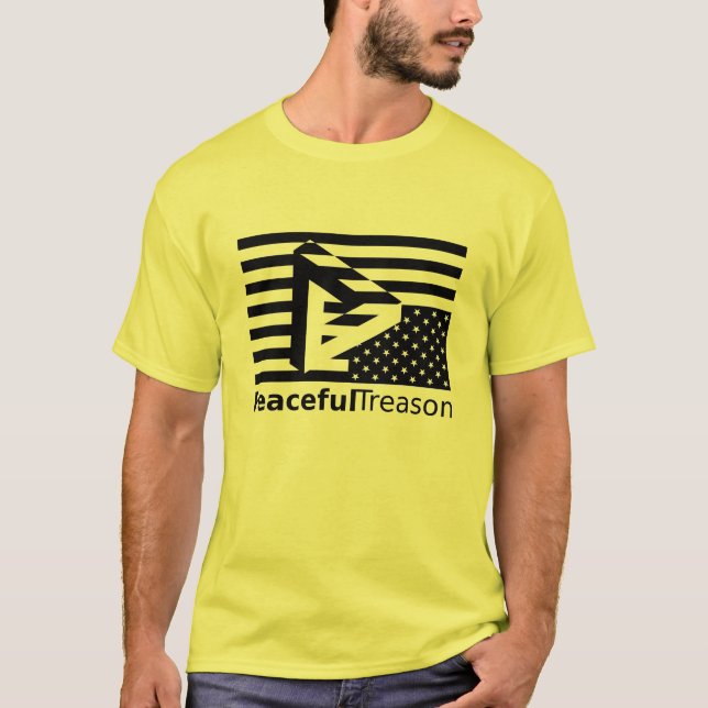 T-shirt anti-drapeau de la trahison pacifique (Devant)