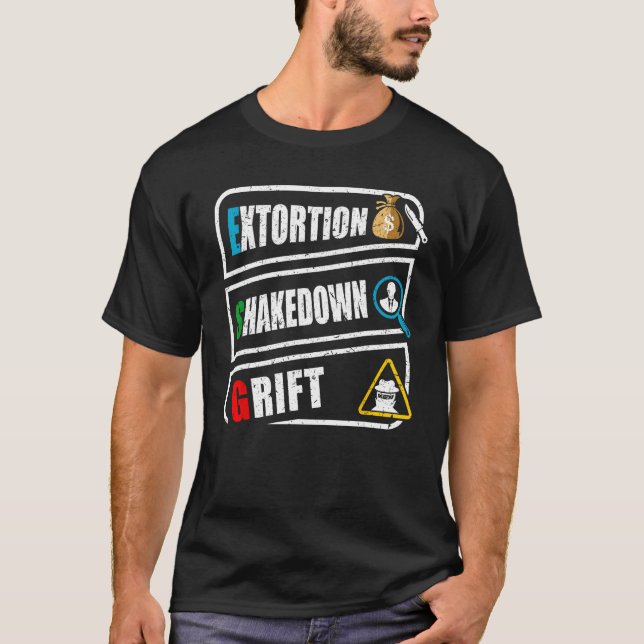 T-shirt Anti ESG net zéro pseudoscience mème républicain (Devant)
