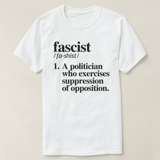 T-shirt Anti-fascisme (Design devant)