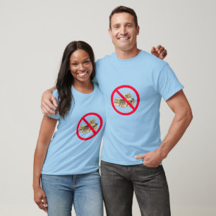 T-shirt Anti-glace (bleu)