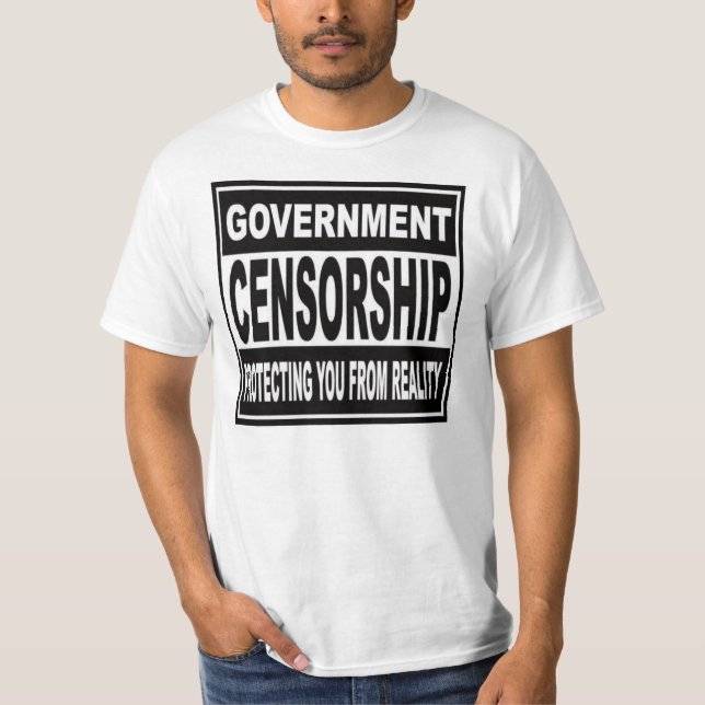 T-shirt anti-Goverment (Devant)