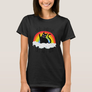 T-shirt Anti Harcèlement Arc-en-ciel Paix Gentil Hippie Ch