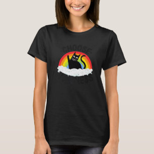 T-shirt Anti Harcèlement Arc-en-ciel Paix Gentil Hippie Ch