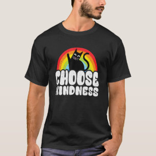 T-shirt Anti Harcèlement Arc-en-ciel Paix Gentil Hippie Ch