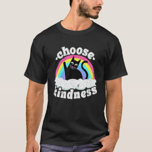 T-shirt Anti Harcèlement Arc-en-ciel Paix Gentil Hippie Ch