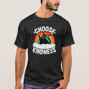T-shirt Anti Harcèlement Arc-en-ciel Paix Gentil Hippie Ch