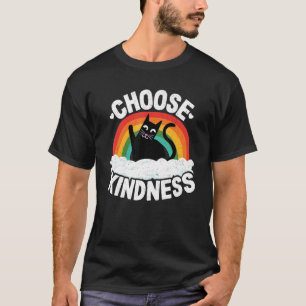 T-shirt Anti Harcèlement Arc-en-ciel Paix Gentil Hippie Ch