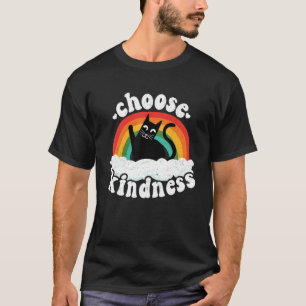 T-shirt Anti Harcèlement Arc-en-ciel Paix Gentil Hippie Ch