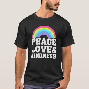 T-shirt Anti-harcèlement arc-en-ciel Paix Hippie Paix Amou