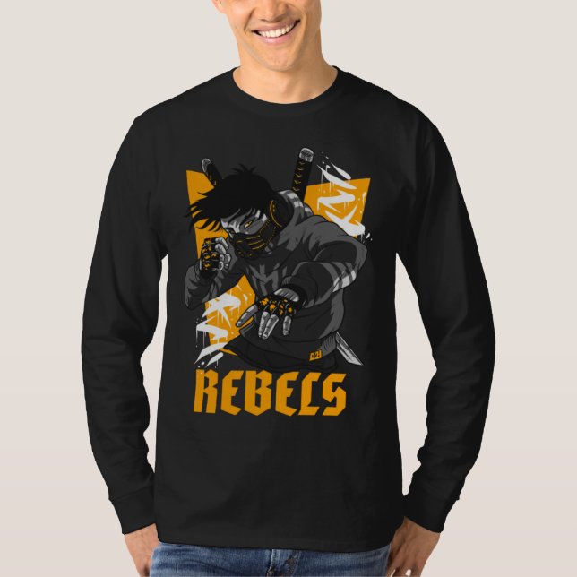 T-shirt Anti Hierarchy a Society without a hierarchy warri (Devant)