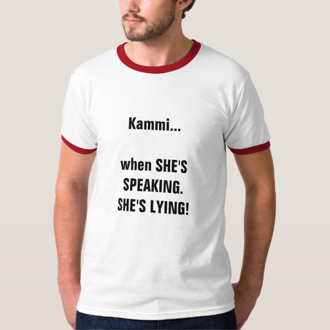 T-shirt anti-Kamala Harris (Devant)