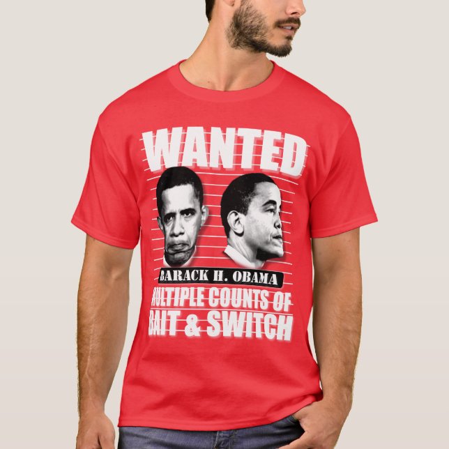 T-shirt Anti leurre publicitaire d'Obama (Devant)