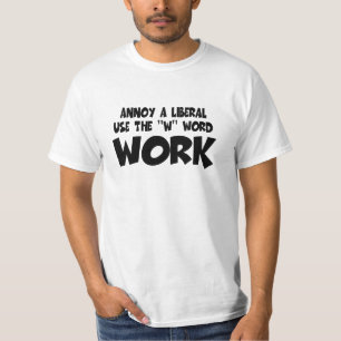 T-shirt Anti libéral-ennuyez un libéral