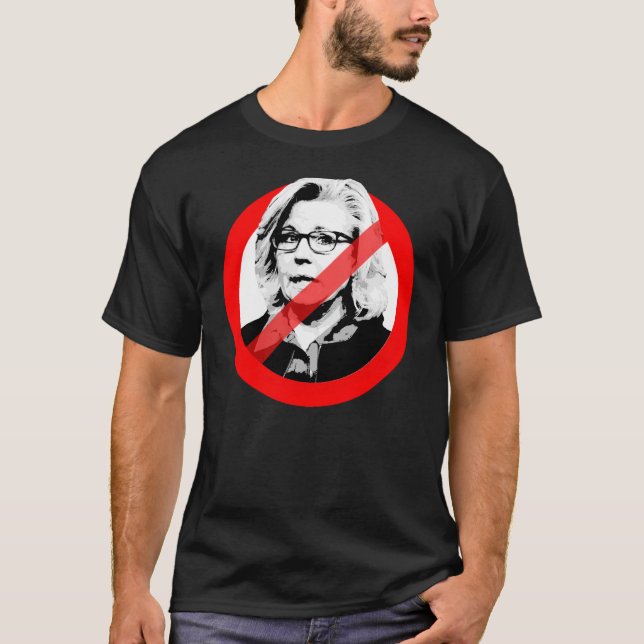 T-SHIRT ANTI LIZ CHENEY (Devant)
