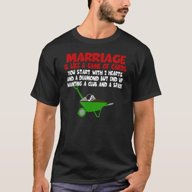 T-shirt Anti mariage drôle (Devant)