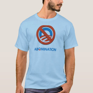 T-shirt Anti-Obama - abomination
