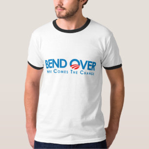 T-shirt Anti-Obama - courbure plus de pour le changement