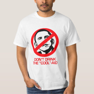 T-shirt Anti-Obama - ne buvez pas la cool-aide