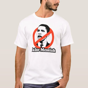 T-SHIRT ANTI-OBAMA/T-SHIRT FAUX DE MESSIE