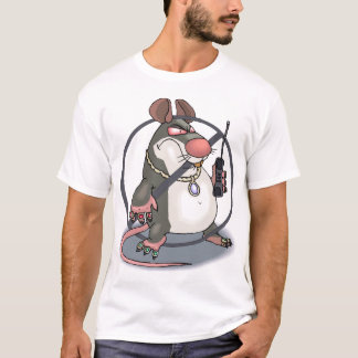 T-shirt Anti-Pif aucun réservoir de basket-ball de rats