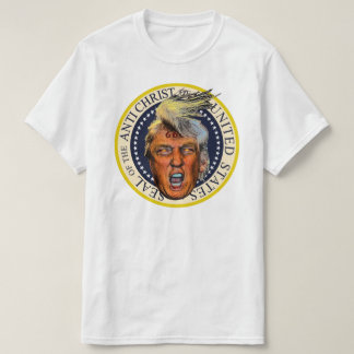 T-shirt Anti Président Trump Sceau de l'Anti-Christ