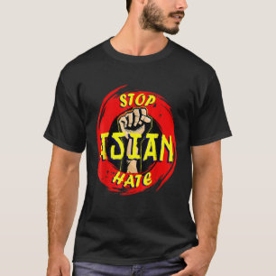 T-shirt Anti-Racisme Asiatique Aapi Soutien Stop Asian Hat