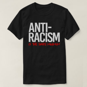 T-shirt Anti-Racisme est le bâton rectangulaire minimum
