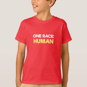 T-shirt Anti-Racisme Une Race Humaine Toutes les vies comp