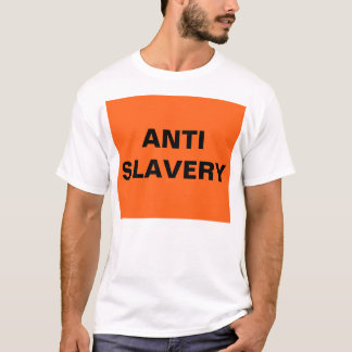 T - Shirt Anti Slavery Orange