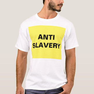T - Shirt Anti Slavery Yellow