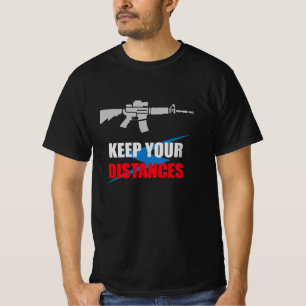 T-shirt Anti Social Rifle Humor