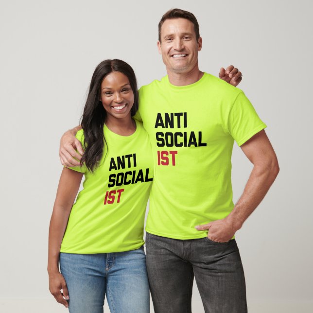 T-shirt Anti-socialiste (Unisexe)