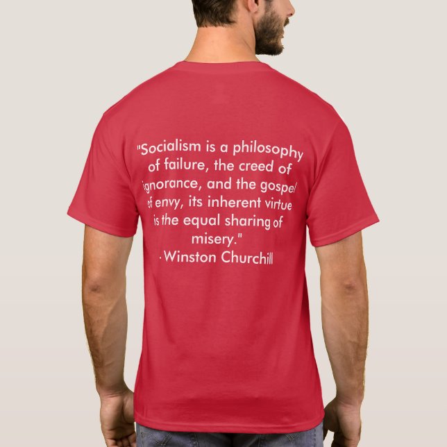 T-shirt Anti-socialiste (Dos)