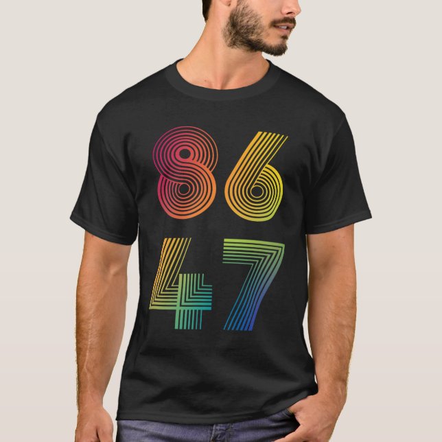 T-shirt Anti Trump 8647 86 47 Impeach 47 Anti-Trump Presid (Devant)