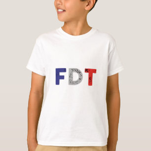 T-shirt Anti Trump Maga FDT résiste à la démocratie rétro