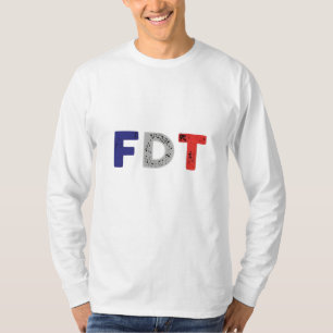 T-shirt Anti Trump Maga FDT résiste à la démocratie rétro