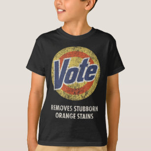 T-shirt Anti-Trump Vote Lessive Détergent Drôle Vintage